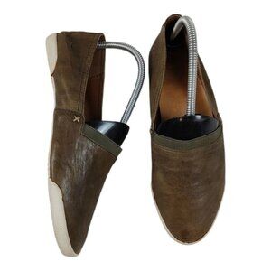 Frye Melanie Brown Leather Flats 8.5